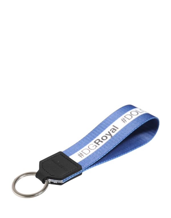 Dolce & Gabbana 90% Polyester key case in blue
