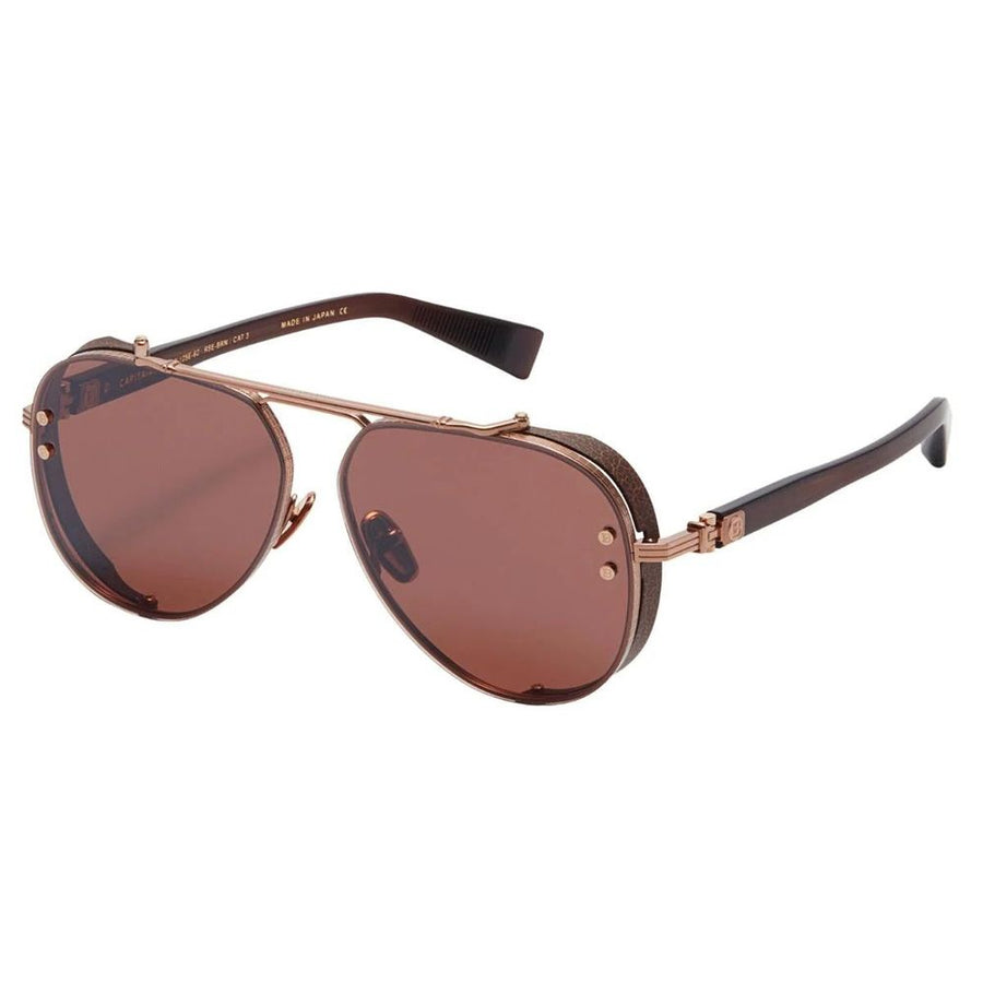 Balmain BABPS125E62AC Stainless Steel sunglasses in rose gold