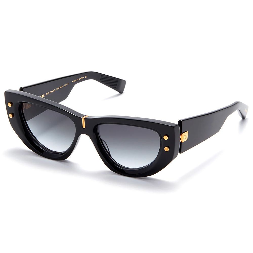 Balmain BABPS151A55AC Acetate sunglasses in black