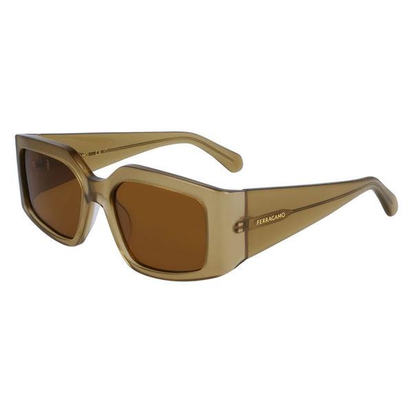 Ferragamo FESF1101S5418330AC Acetate sunglasses in green
