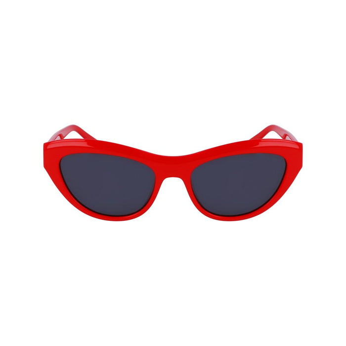 Ferragamo FESF1103S5517600AC Acetate sunglasses in red — view 2