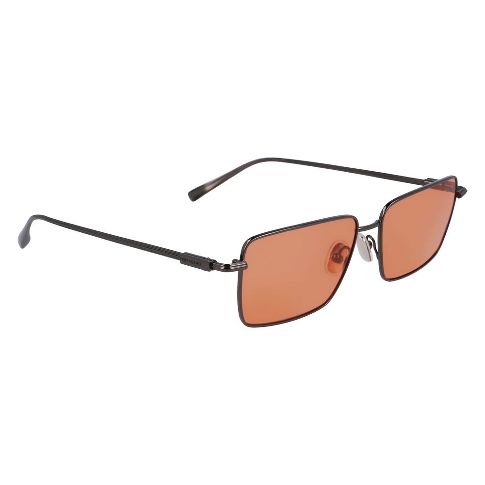 Gray Metal Sunglasses
