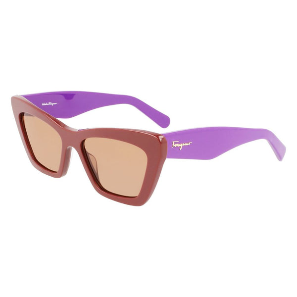 Ferragamo FESF929S209AC Acetate sunglasses in brown