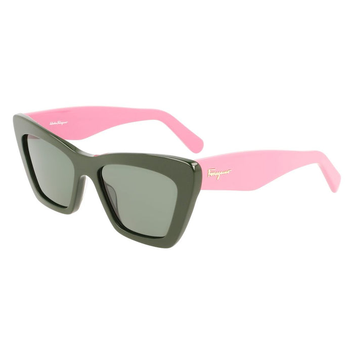 Ferragamo FESF929S304AC Acetate sunglasses in green
