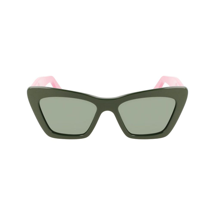 Ferragamo FESF929S304AC Acetate sunglasses in green — view 2