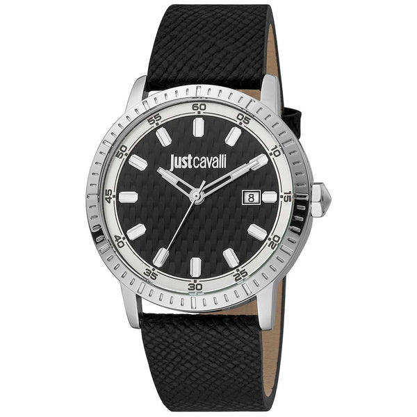 Just Cavalli Stainless Steel watch in black