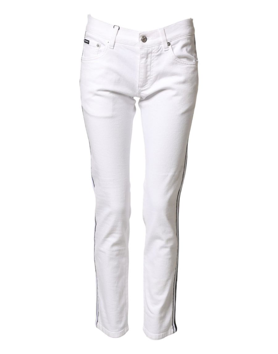 Dolce & Gabbana 98% Cotton jeans in white
