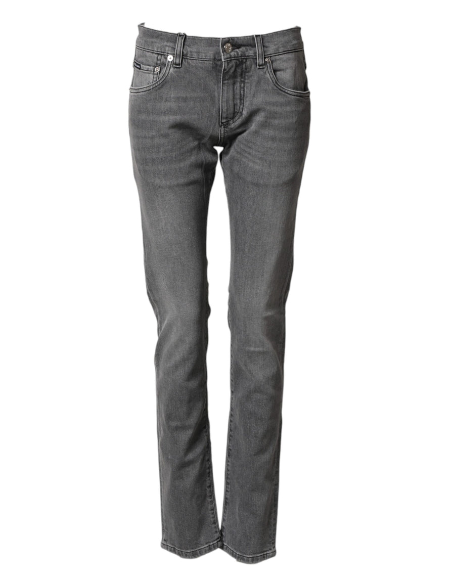 Dolce & Gabbana 98% Cotton jeans in gray