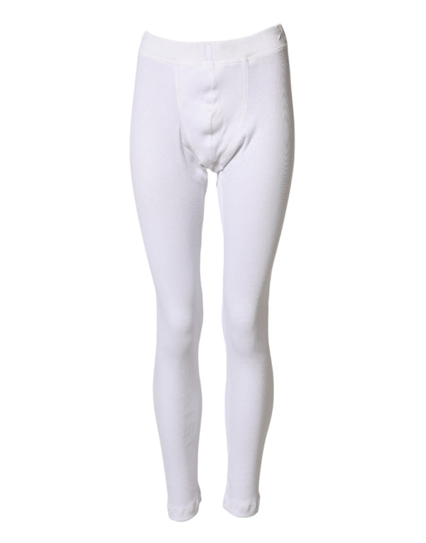 Dolce & Gabbana 100% Cotton leggings in white