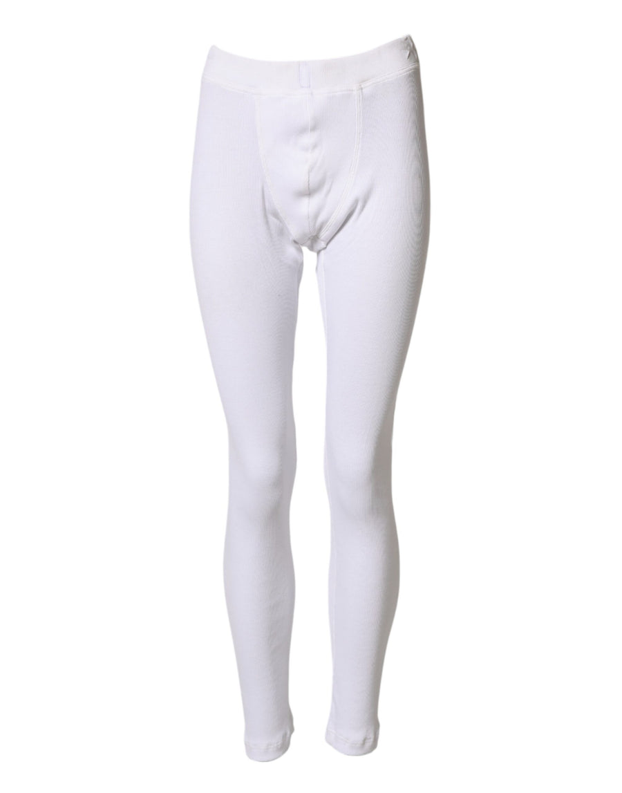 Dolce & Gabbana 100% Cotton leggings in white