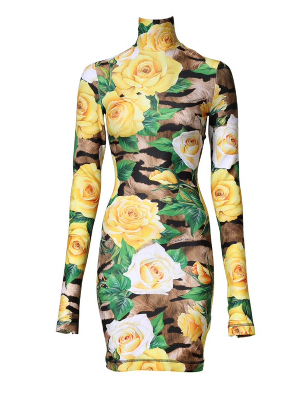 Dolce & Gabbana Polyester mini dress in multicolor