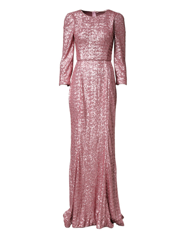 Dolce & Gabbana Polyester 85% gown in pink