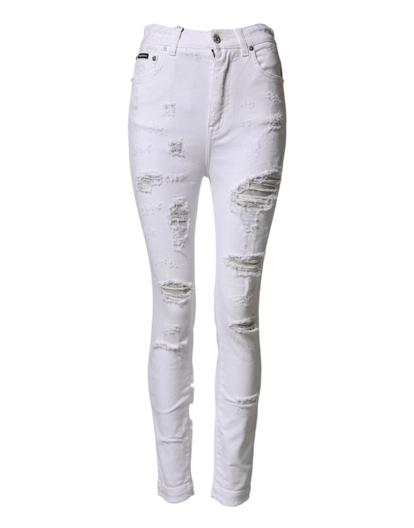 Dolce & Gabbana 98% Cotton jeans in white