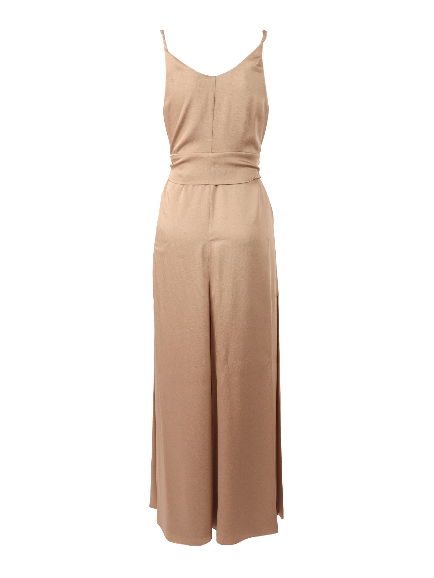 DRESS Beige Polyester Lining Midi