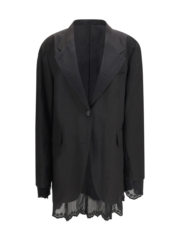 Our Legacy 60% Linen blazer in black