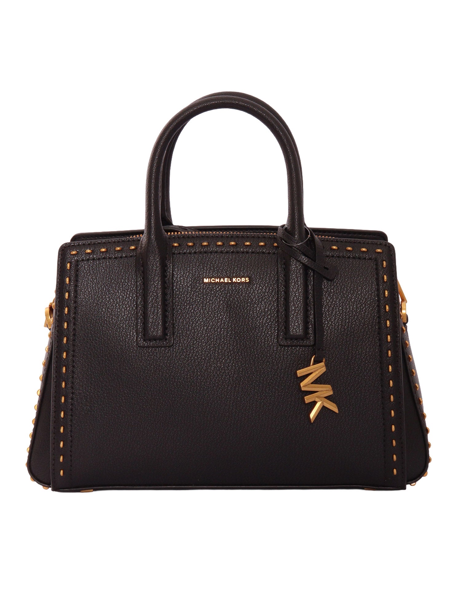 SM SATCHEL Black Cow Leather Handbag