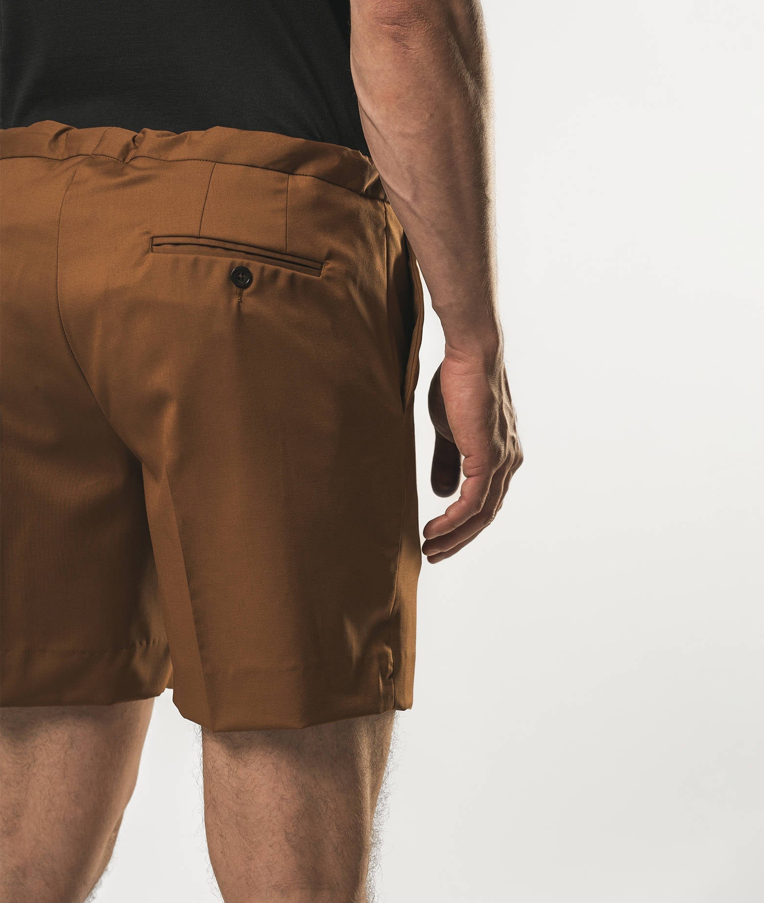 Wool Shorts Positano Firebrick Sportswear Trousers