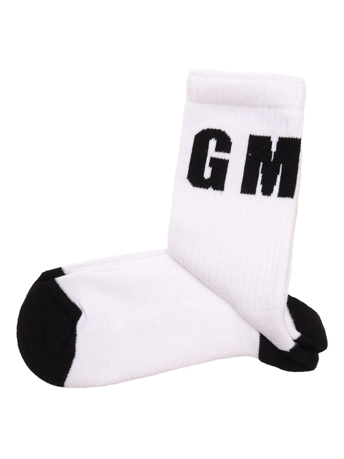 Socks Unisex Bianco-White 90 Cotton Nylon Elastane