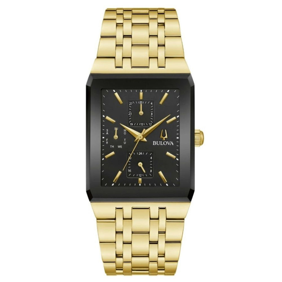 Bulova Stainless steel case watch in gold