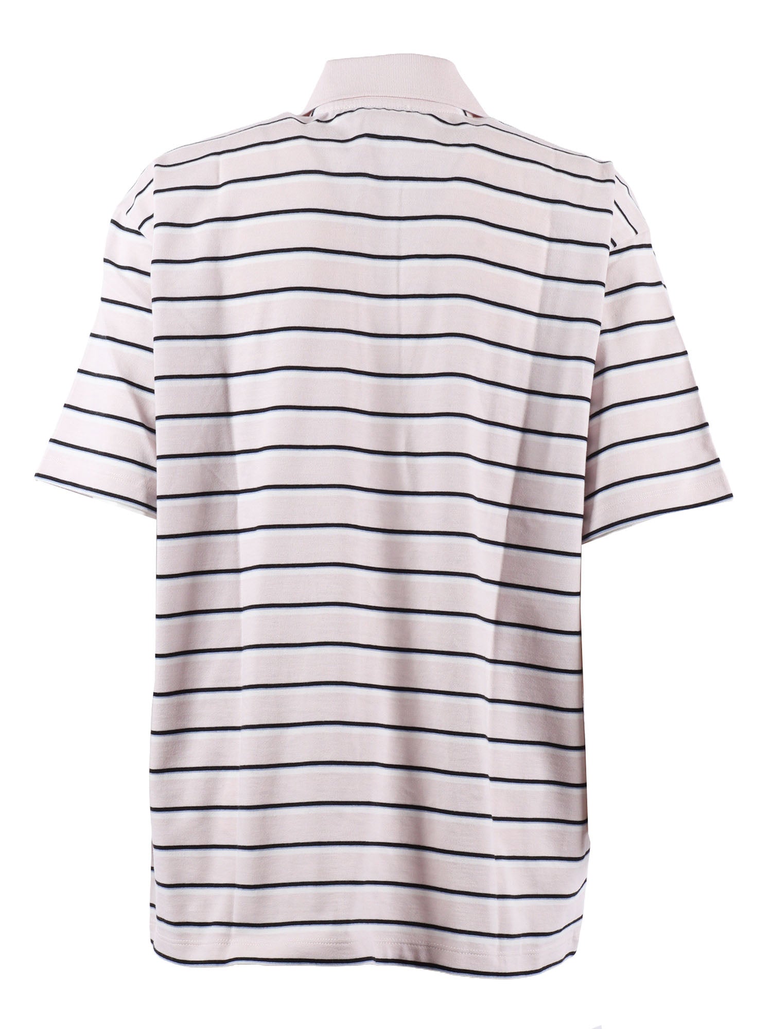 PLUNE JERSEY POLO Pink Cotton (organic) Short Sleeves T-shirt