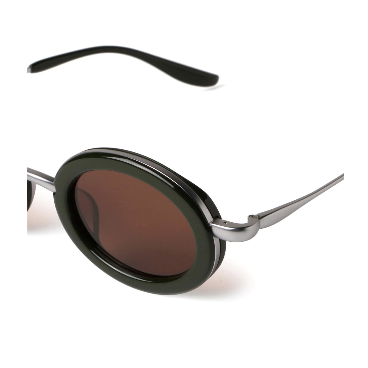 Projekt Produkt P12 HMCC5 C9MWG Dark Green Matt White Gold Verde Acetate/metal Occhiali Da Sole