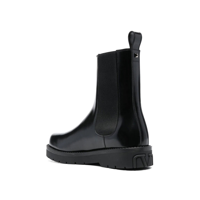 Garavani Chelsea Boots Black Leather