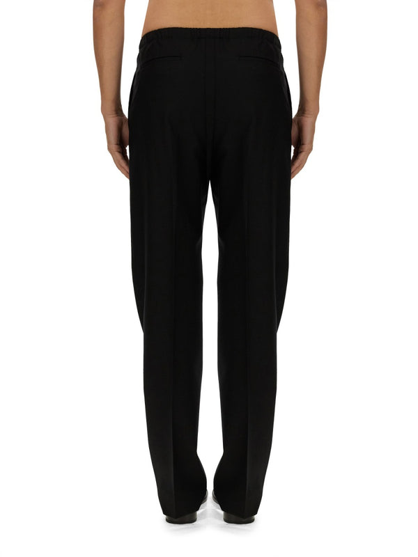 Wool Trousers Black Virgin