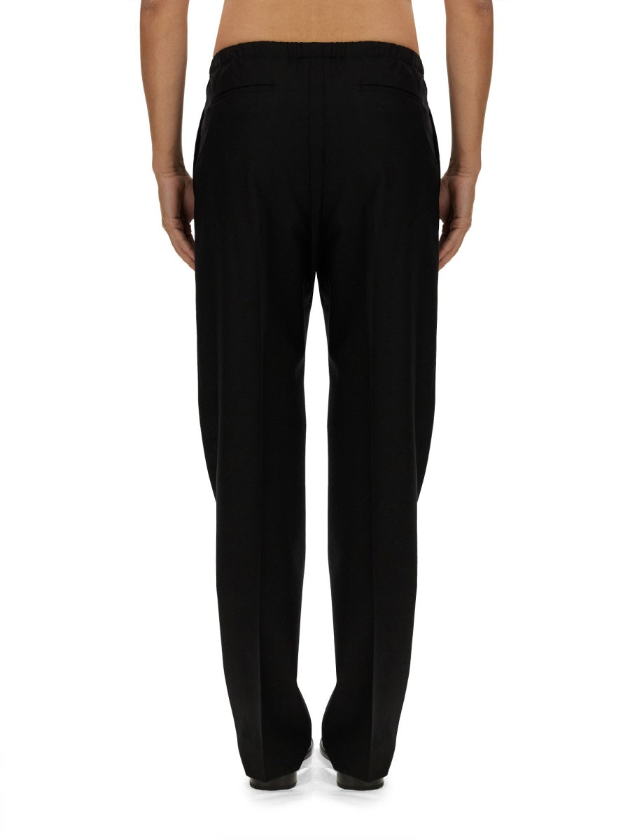 Wool Trousers Black Virgin