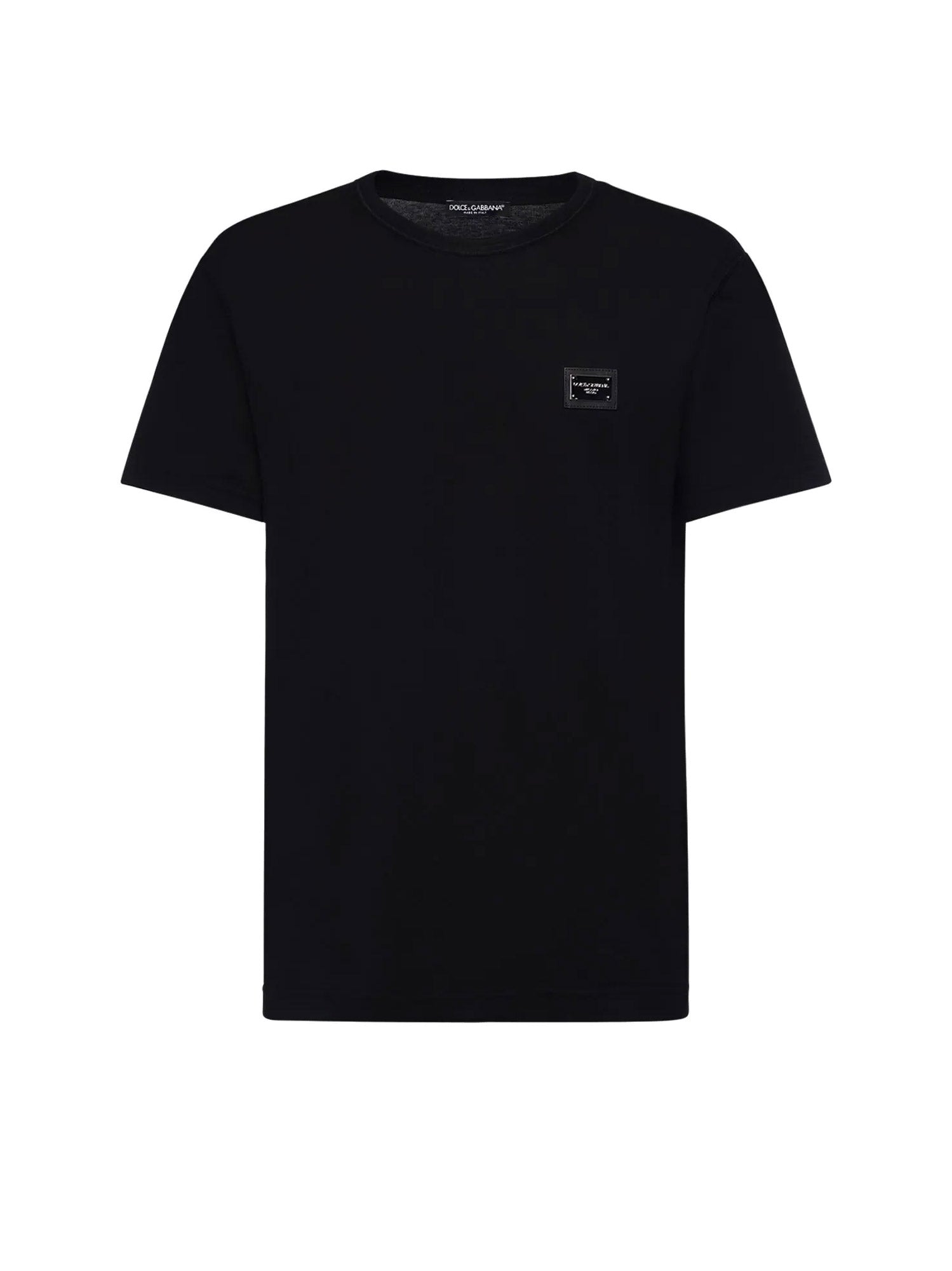 Dolce & Gabbana T-shirts and Polos Black Cotone