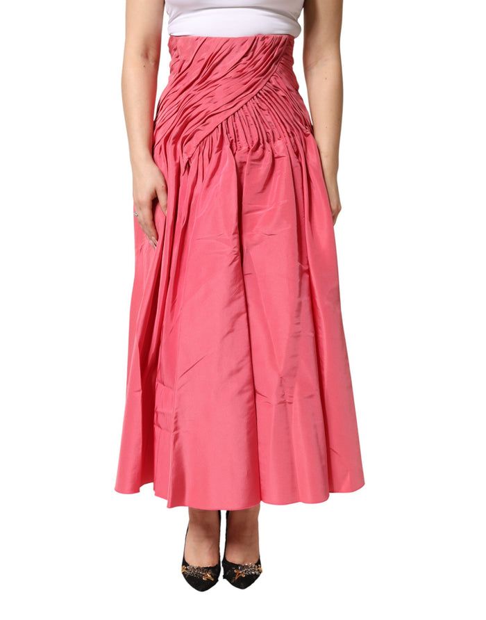 Dolce & Gabbana 100% Silk skirt in pink