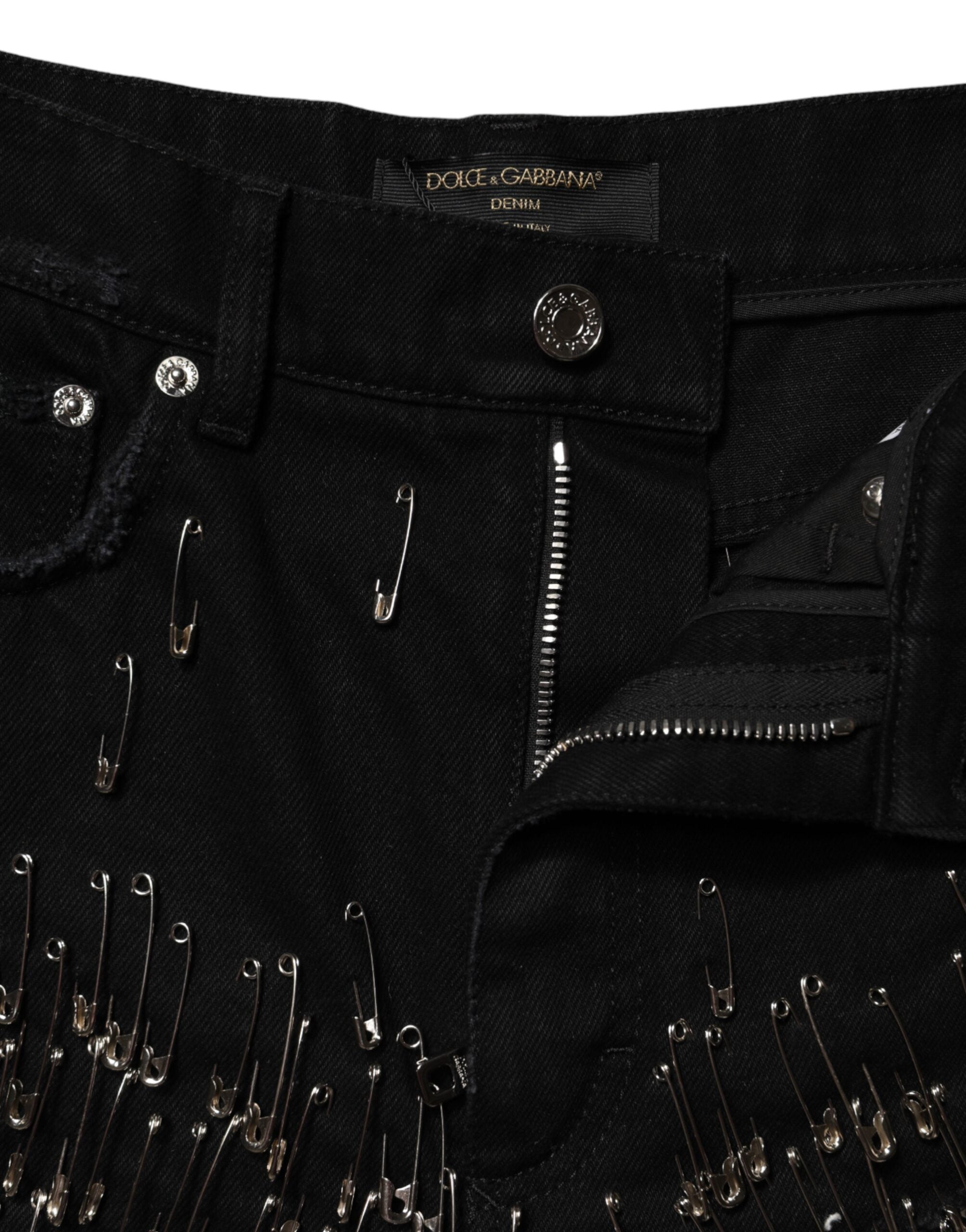 Dolce & Gabbana 100% Cotton shorts in black — view 6