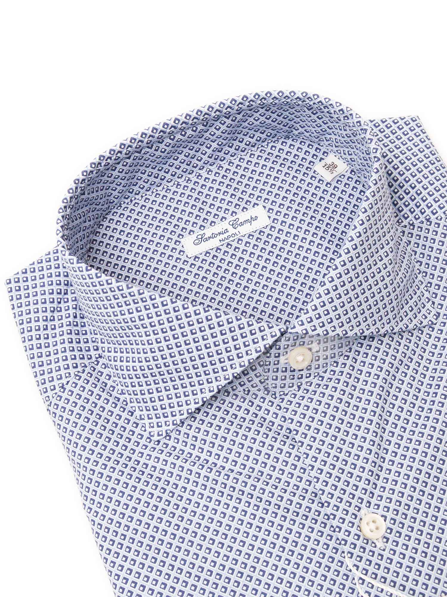 Mens Shirt Light Blue Cotton