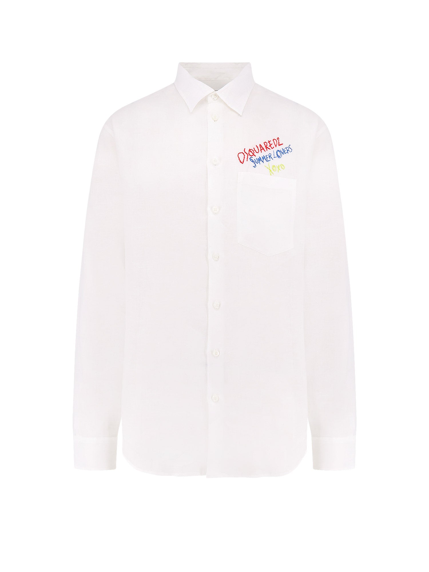 Dsquared2 Shirts White Lino