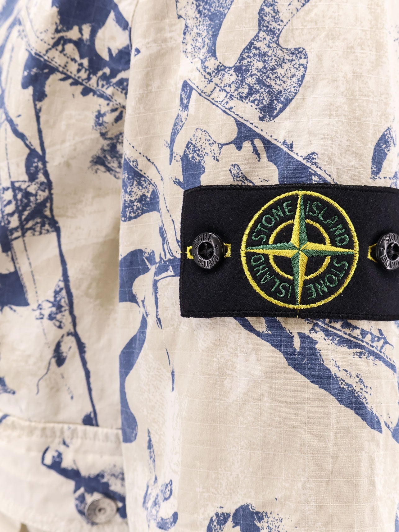 Stone Island Shirts Sand Cotone Organico Elastan