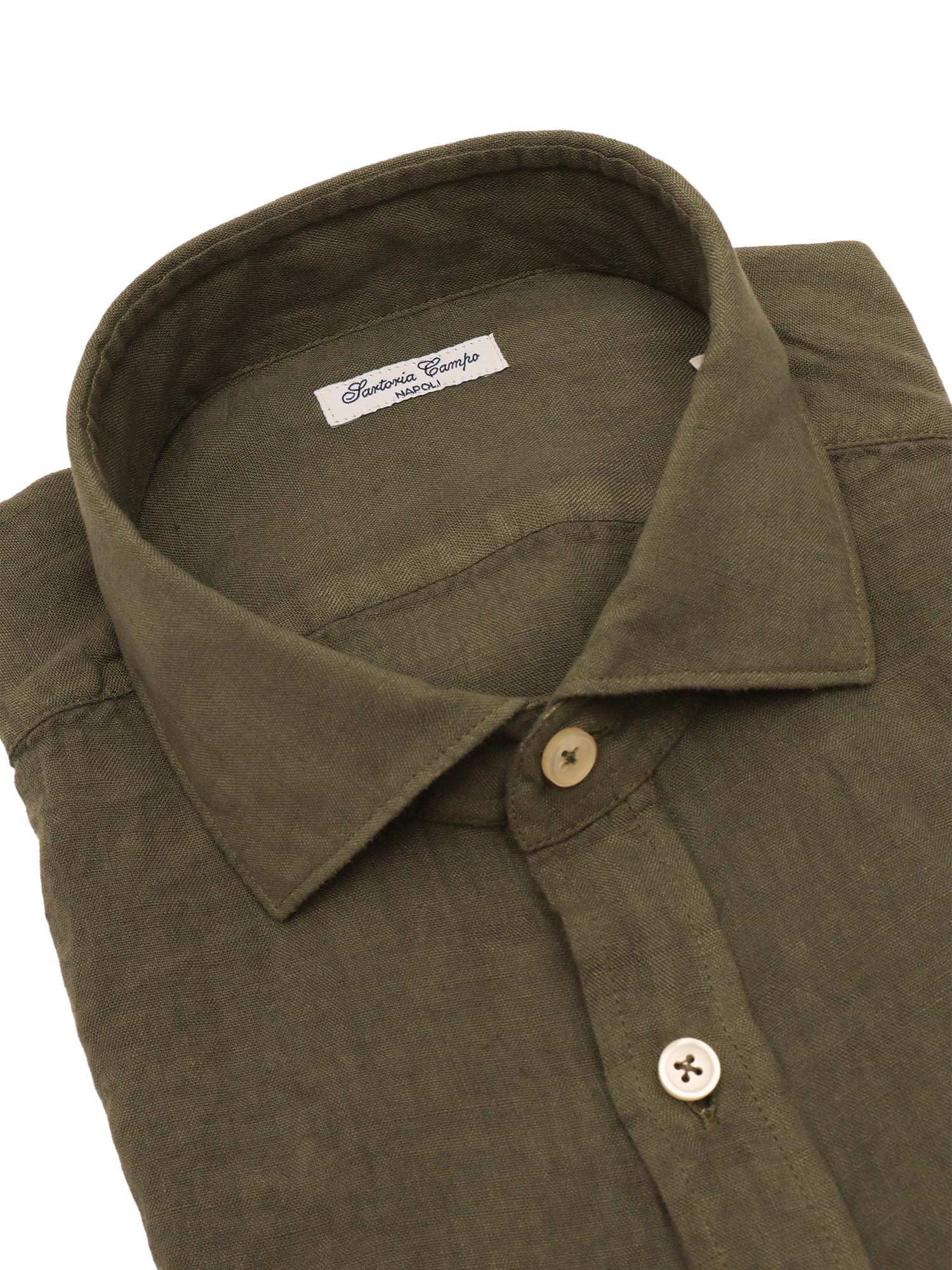 Mens Shirt Brown Cotton