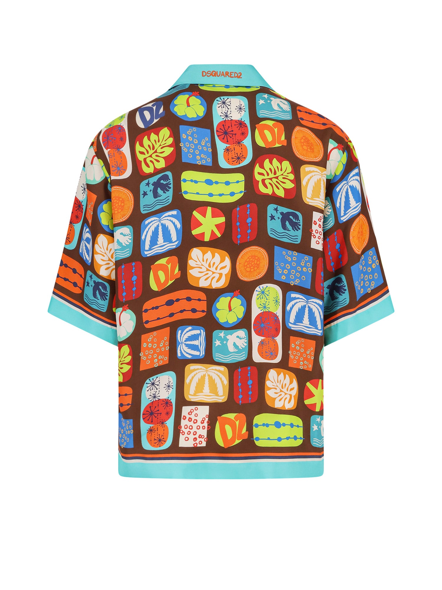 Dsquared2 Shirts Light Blue Seta