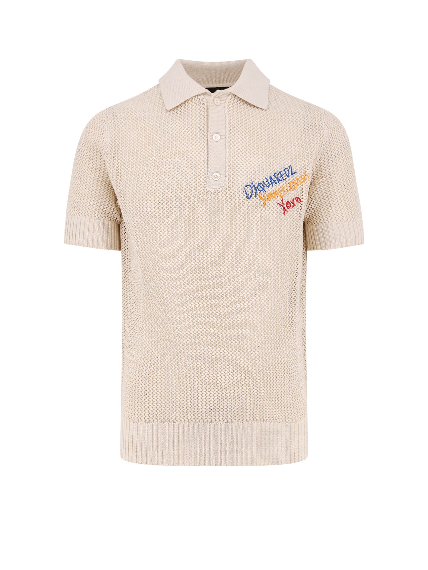 Dsquared2 T-Shirts And Polos Beige Cotone