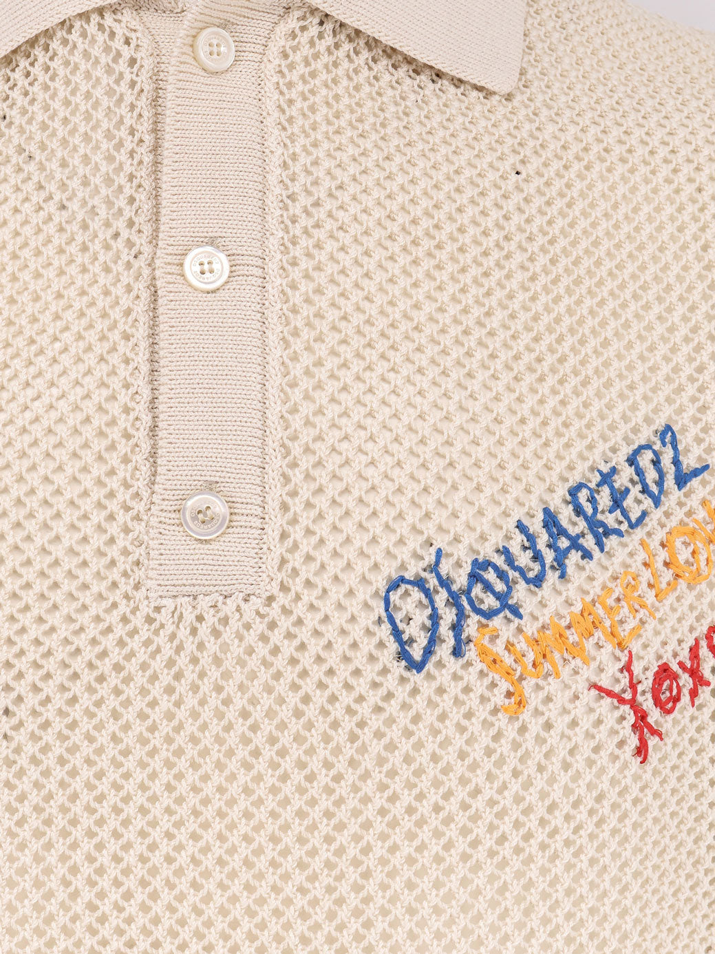 Dsquared2 T-Shirts And Polos Beige Cotone