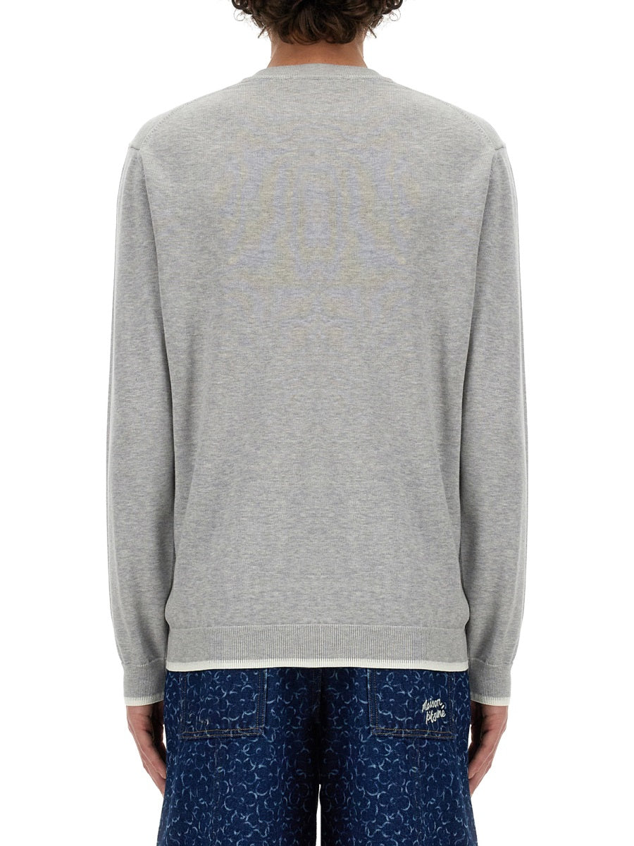 Fox Head Jersey Grey Cotton Jumpers