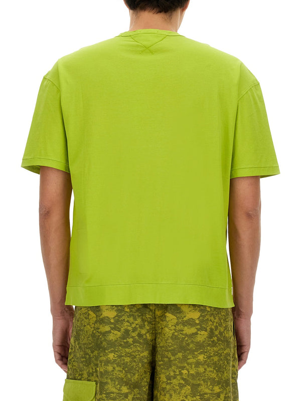 Awake Ny X Ten C T-Shirt Green Cotton T-shirts