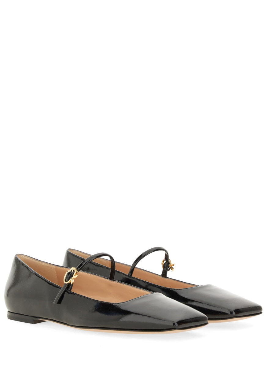 Ballerina Christina 05 Black Nappa Shoe