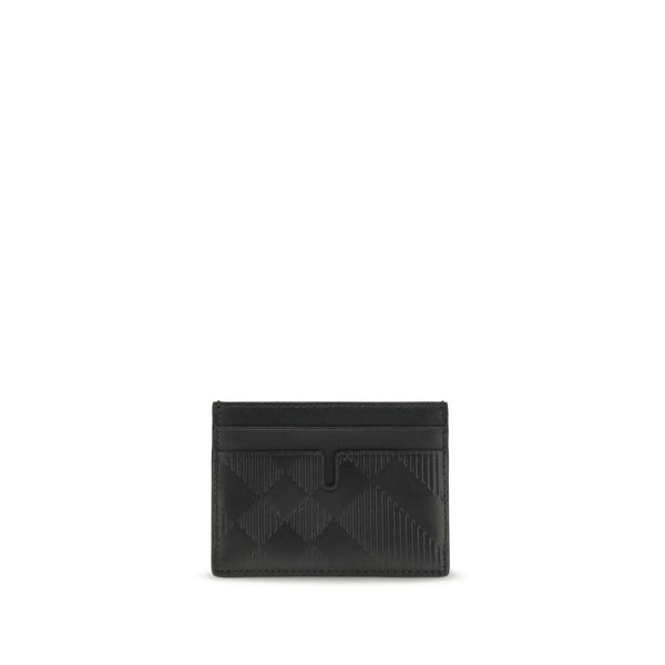 Burberry 100% Calf Leather Bos Taurus card case in black