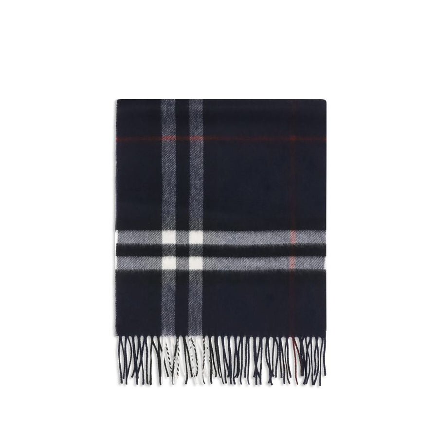 Burberry 100% Cashmere scarf in navy