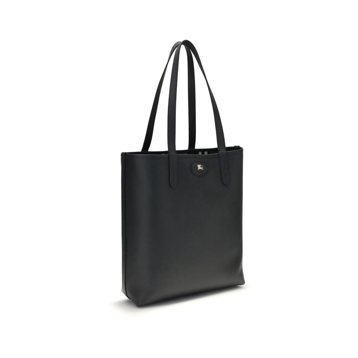 Burberry 100% Calf Leather Bos Taurus tote bag in black — view 2