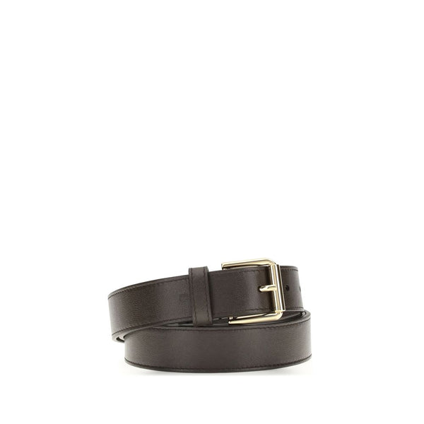Givenchy 100% Calf Leather Bos Taurus belt in brown