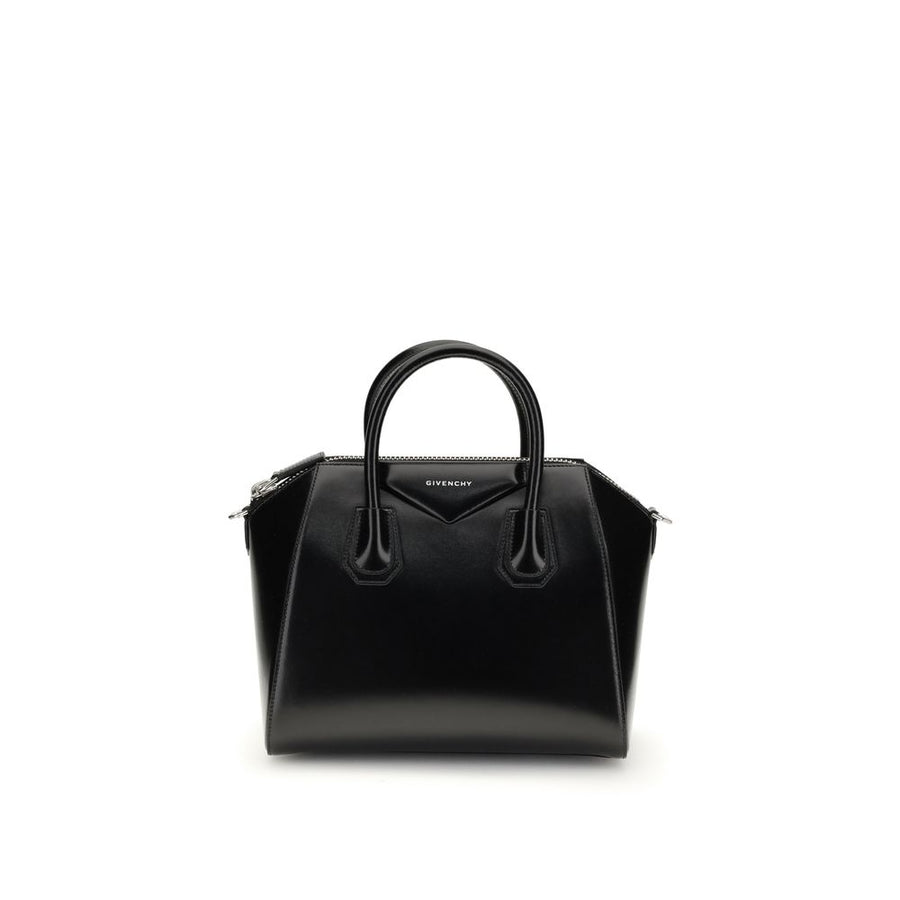 Givenchy 100% Calf Leather Bos Taurus top handle bag in black