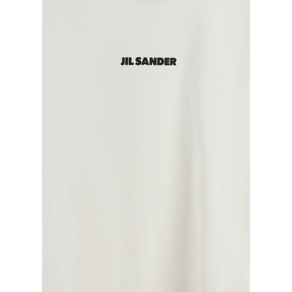 Jil Sander 100% Cotton t-shirt in beige — view 3