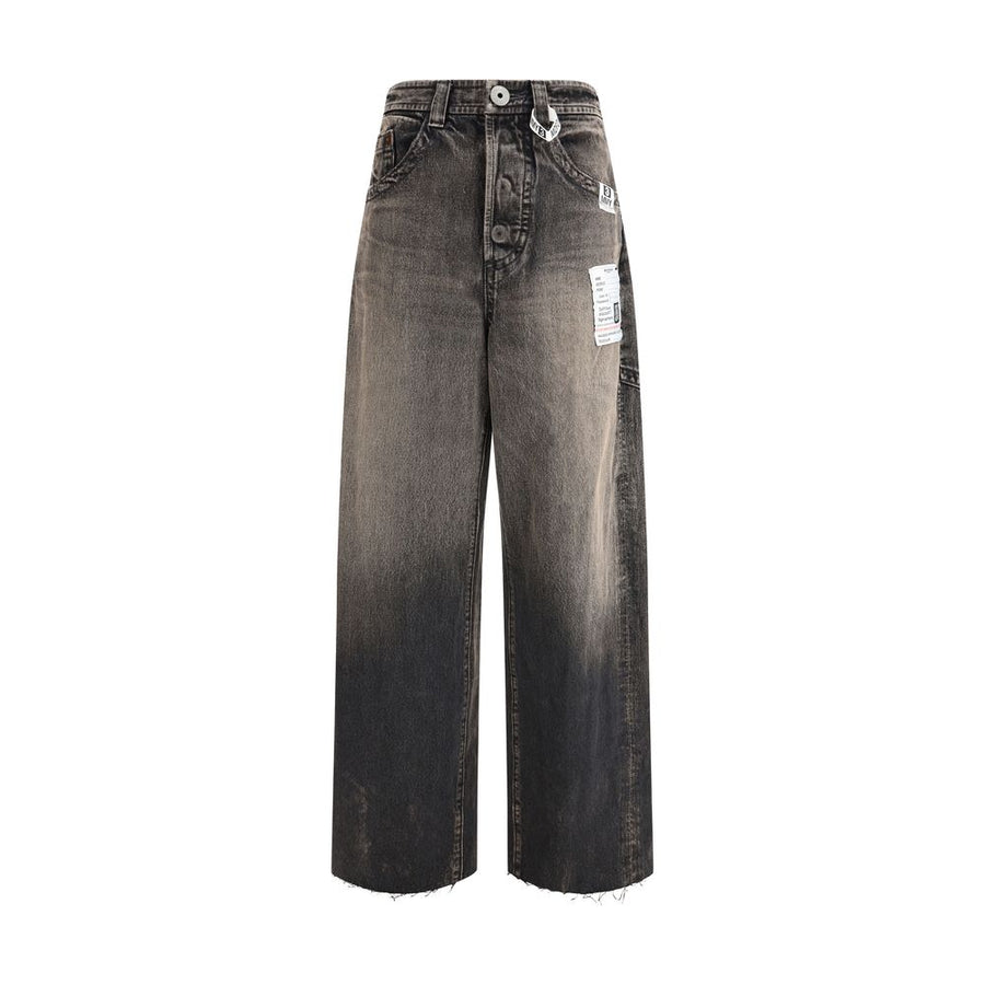 Maison Mihara Yasuhiro 100% Cotton jeans in black