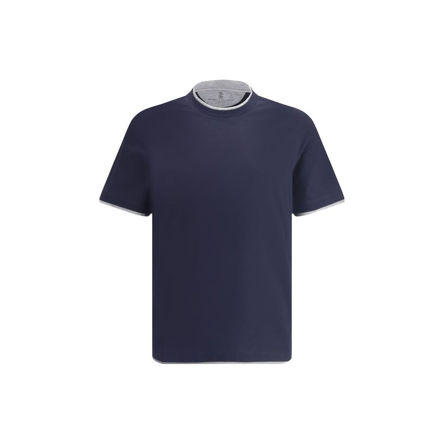 Brunello Cucinelli 100% Cotton t-shirt in navy