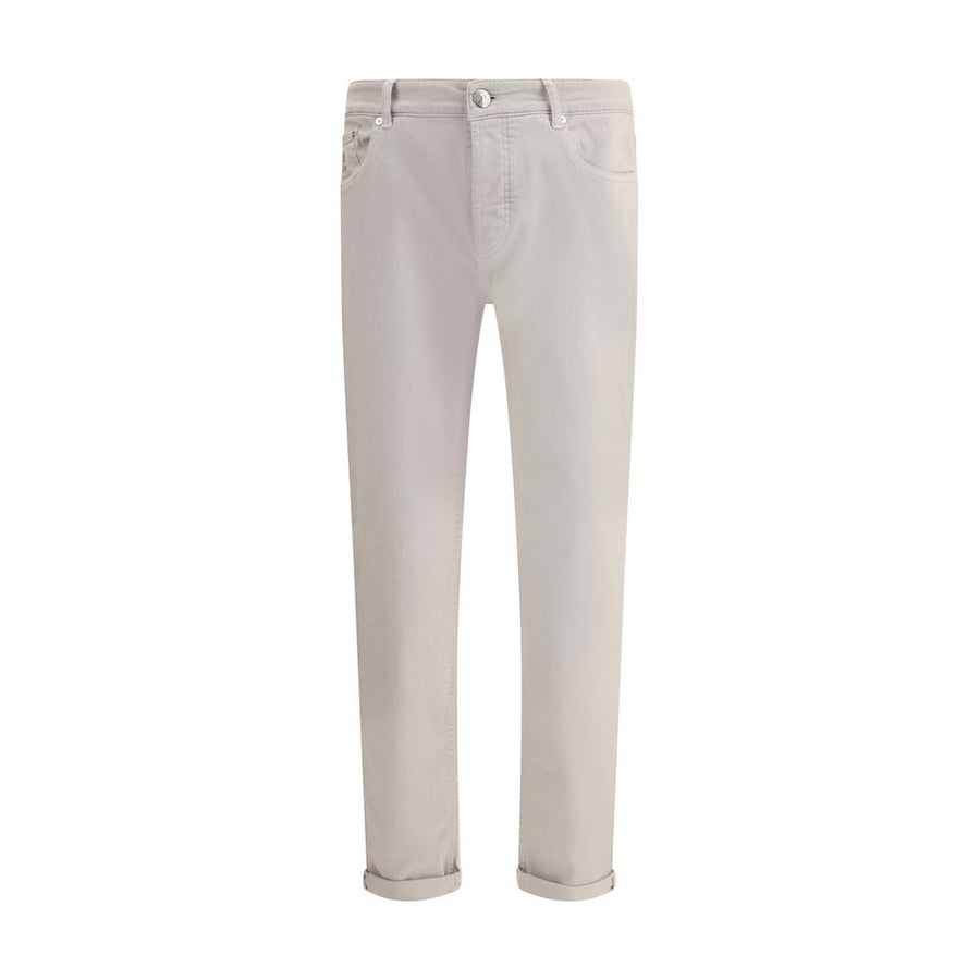 Brunello Cucinelli 99% Cotton 1% Elastane jeans in beige